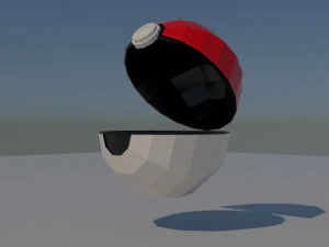 pokeball Modello 3D
