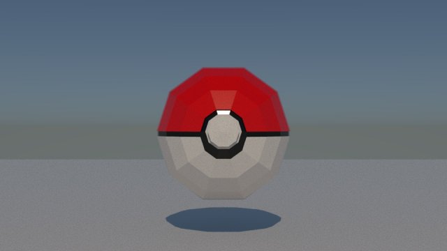 pokeball Modello 3D .c4d .max .obj .3ds .fbx .stl .blend