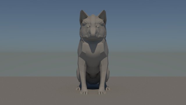 shiba inu dog Model 3D .c4d .max .obj .3ds .fbx .stl .blend 