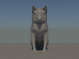 shiba inu dog 3D Model