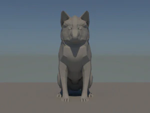 柴犬 3Dモデル