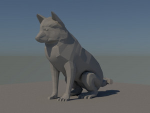 shiba inu dog Model 3D