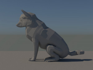 shiba inu dog Model 3D