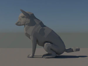 shiba inu dog 3D Model