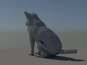 shiba inu dog 3D Model