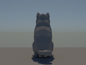 shiba inu dog Model 3D