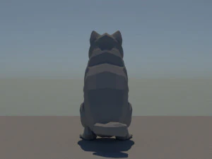shiba inu dog 3D Model