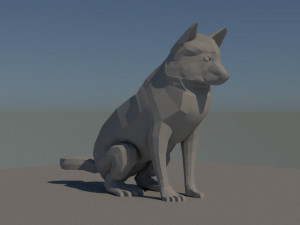 shiba inu dog Model 3D