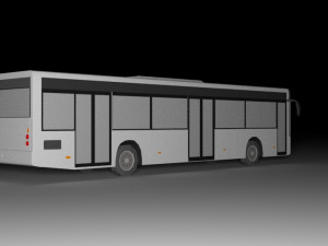 city bus 3D Модель