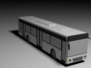 city bus 3D 模型