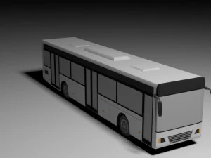 市バス 3Dモデル