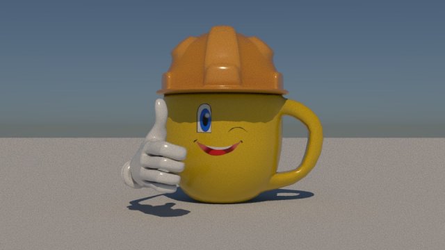 cup of coffee engineer edition 3D Model .c4d .max .obj .3ds .fbx .stl .blend 