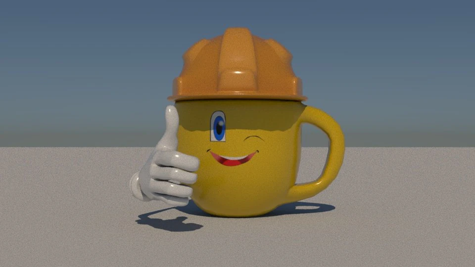 cup of coffee engineer edition 3D Model .c4d .max .obj .3ds .fbx .stl .blend 