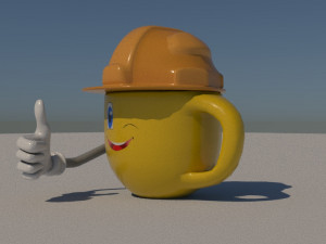 cup of coffee engineer edition 3D Model