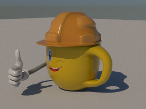 cup of coffee engineer edition 3D Model