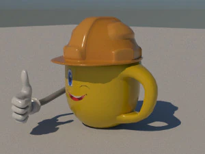 cup of coffee engineer edition 3D Model