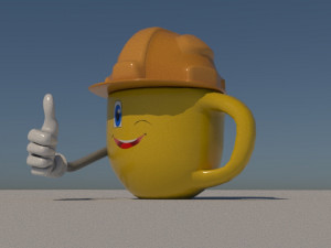 cup of coffee engineer edition 3D Model