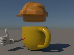 cup of coffee engineer edition 3D Model