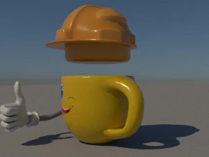 cup of coffee engineer edition 3D Model