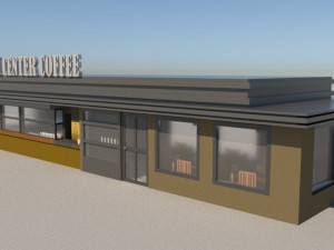 mini center coffee 3D Model