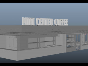 mini center coffee Modelo 3D