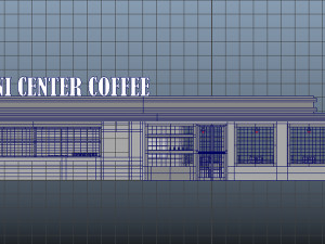 mini center coffee Modelo 3D