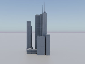 WTC COMPLEX OLD AND NEW Modelo 3D
