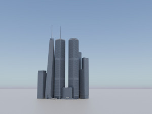 WTC COMPLEX OLD AND NEW Modelo 3D