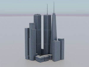 WTC COMPLEX OLD AND NEW Modelo 3D