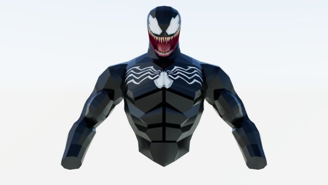 Venom 3D Модель .c4d .max .obj .3ds .fbx .stl .blend 