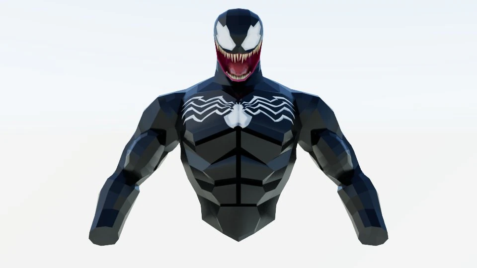 Venom 3D Model .c4d .max .obj .3ds .fbx .stl .blend 
