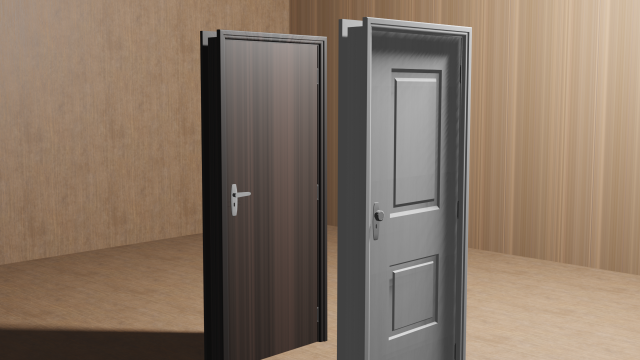 interne deur 3D Model .c4d .max .obj .3ds .fbx .stl .blend 