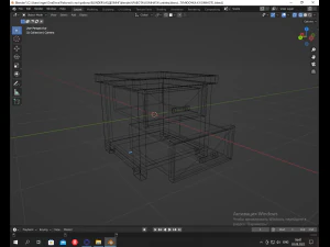 Of a simple modern bedside table 3D Model