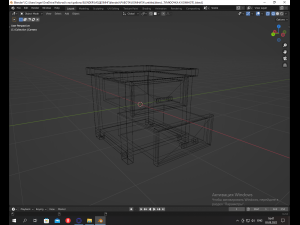 Of a simple modern bedside table 3D मॉडल