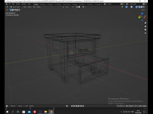 Of a simple modern bedside table 3D Model