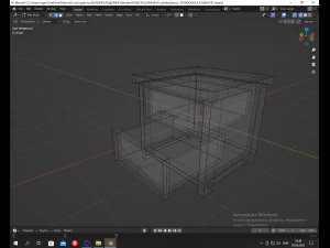 Of a simple modern bedside table 3D Model