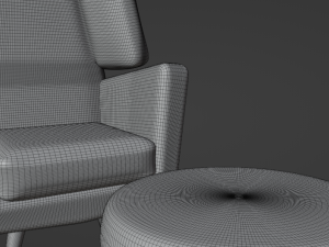 of a armchair 3Dモデル