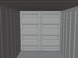 Railway container 3D Modello 3D
