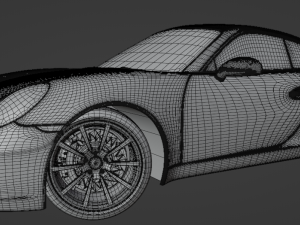 Porsche 911 Carrera 4S 3D Model