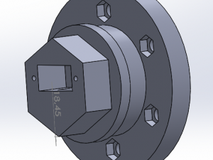 logitech g27-g29 quick release 3D Model