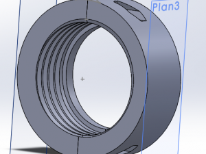 logitech g27-g29 quick release 3D Model
