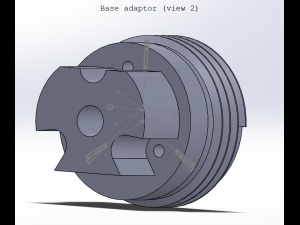 logitech g27-g29 quick release 3D Model