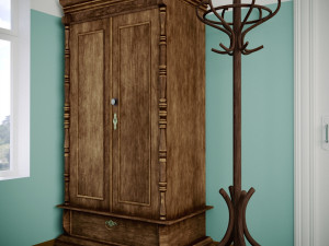 wardrobe 1940 Modelo 3D