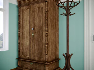 wardrobe 1940 3D Model