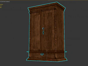 wardrobe 1940 3D Model