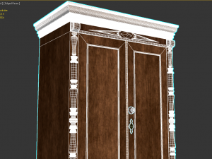 wardrobe 1940 Modelo 3D