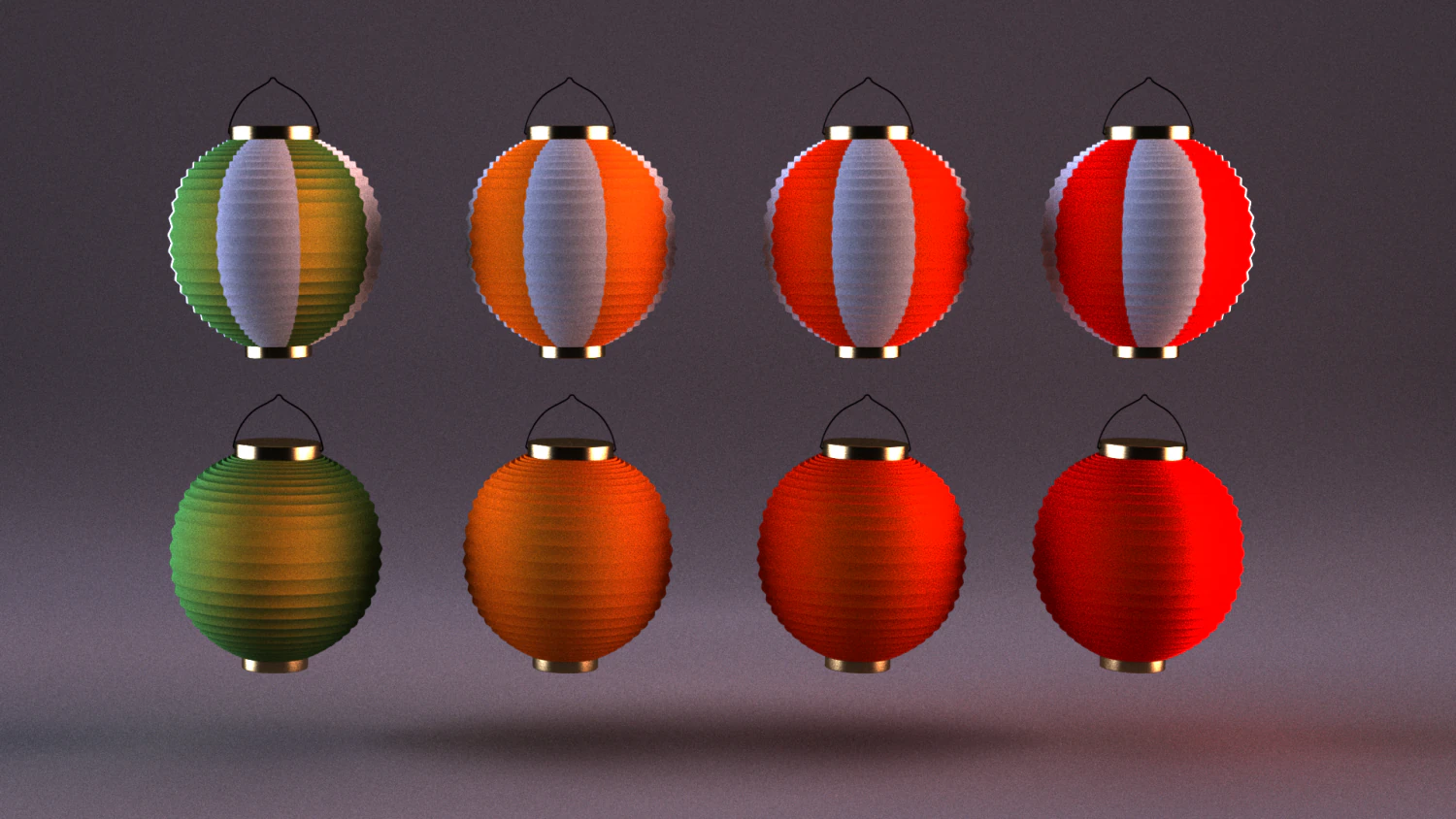 japanpaperlantern 3D Model .c4d .max .obj .3ds .fbx .stl .blend 