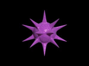 bacterias virus set Modello 3D