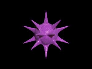 bacterias virus set 3D Model
