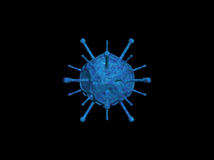 bacterias virus set Modello 3D